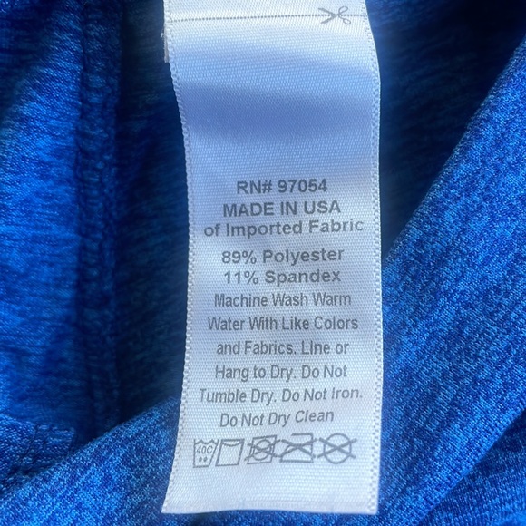 Lanston Sport Foster Side-Tie Capri Leggings - Picture 7 of 8